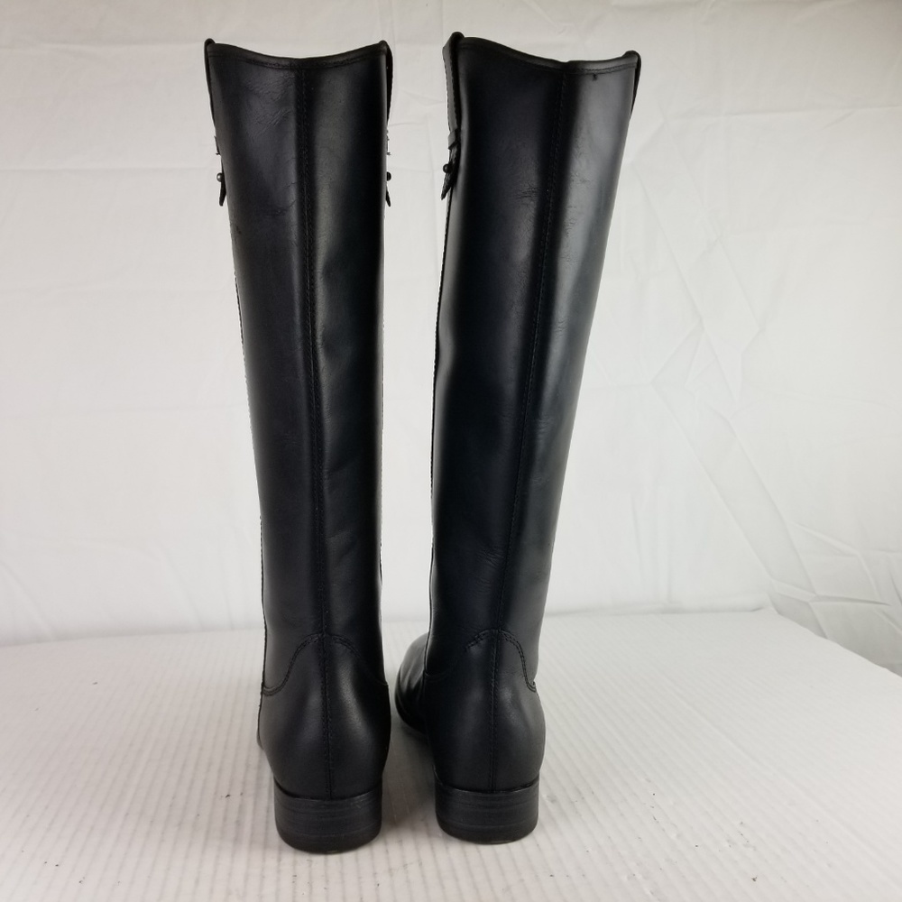 NIB Frye Sz 8 Black Leather Tall Boots $160 - Picture 5 of 8